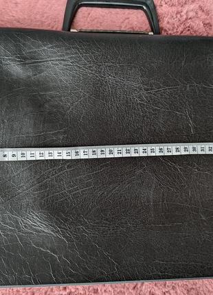 Класичний чоловічий портфель для документів, ноутбука