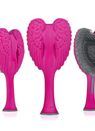 Tangle angel cherub 2.0 soft touch fuchsia - расческа янгол, фуксия3 фото