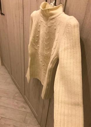 Итальянский шерстяной свитер3 фото