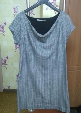 Шерсть и коттон. фирменное красивое платье туника styles by steps р.xl