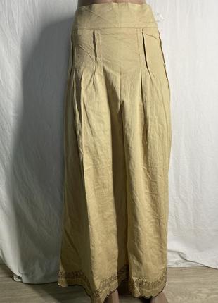 Крутая натуральная юбка в пол1 фото