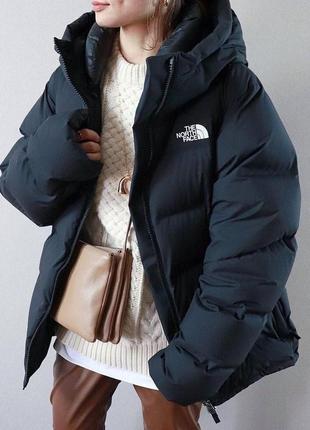 Хит сезона женская зимняя курточка с капюшоном, в черном цвете, размер: 42-44, 46-485 фото