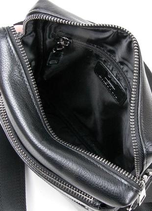 Сумка мужская планшет кожа bretton 3687-4 black3 фото