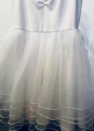 Плаття фатин s-m белое платье фатиновое3 фото