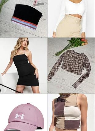 Акция скидка вещи по 100, топы shein платье базовые джинсы zara шорты панамки h&m свободные оверсайз короткие