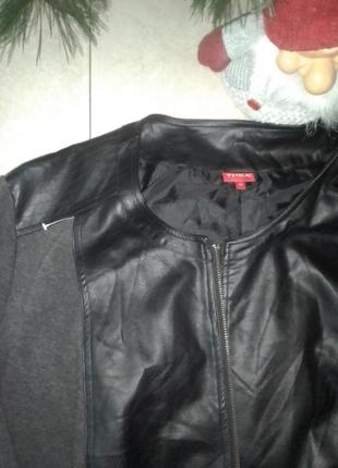Замечательный новый кардиган (пиджак,кофта) большого размера eu 56 (62р.) немецкого бренда thea4 фото