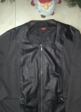 Замечательный новый кардиган (пиджак,кофта) большого размера eu 56 (62р.) немецкого бренда thea3 фото