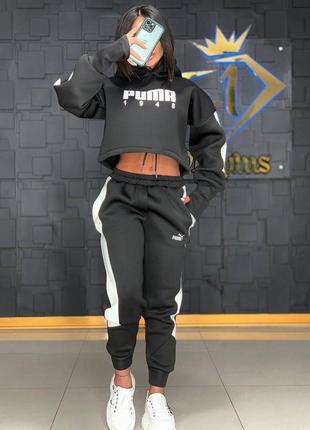 Костюмчик на флісі - класний теплий костюм жіночий в спортивному стилі