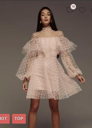 Сукня з воланом