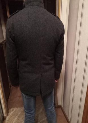 Стильное мужское пальто размер м наш 46- 48й2 фото