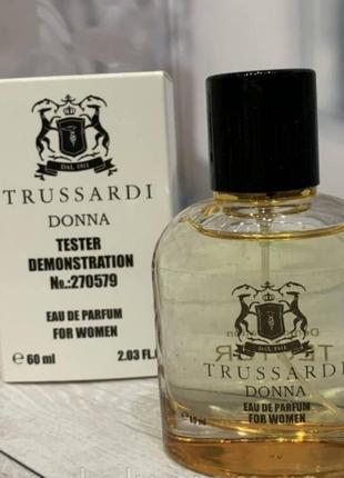 Женская туалетная вода тестер trussardi donna/ труссарди. донная / edp 60 мл1 фото