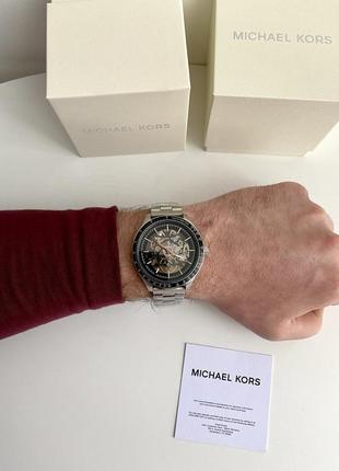 Michael kors merrick automatic watch mk9037 мужские механические часы механика майкл корс оригинал мишель на подарок мужу подарок парню3 фото