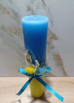 Свічки стрітенські, патріотичні свічки,  ароматичні декоративні свічки3 фото
