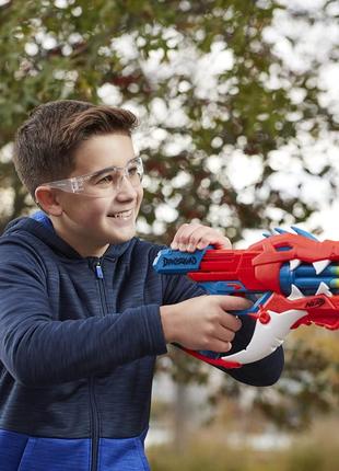 Детский пистолет бластер nerf dinosquad raptor-slash dart blaster6 фото