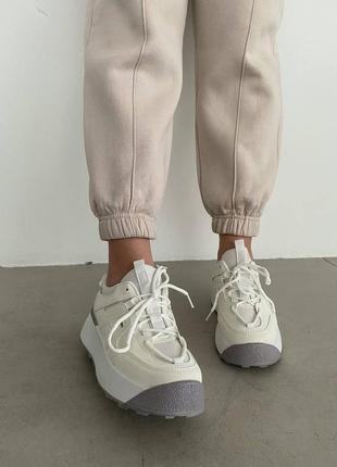 ‼️ разграждай!️ белые стильные кроссовки кроссы