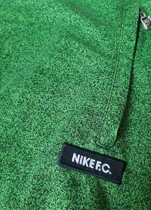 Спортивный мужской костюм nike f.c. authentic размер 36 s 44 толстовка капшон кофта штаны зелёный салатов змейка трикотаж6 фото