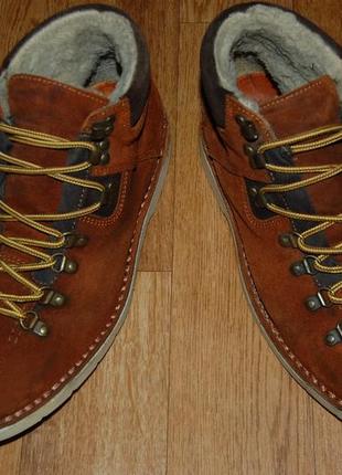 Зимние кожаные ботинки на меху 44 р5 фото