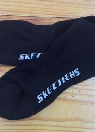 Черные носки skechers/ махровые черные носки2 фото