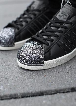 Женские кроссовки adidas superstar 80s 3d metal toe