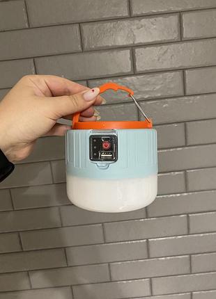 Акамуляторна лампа (кемпінговий ліхтар) з сонячною батареєю