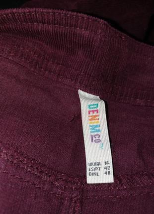 Стильная бордовая юбка на пуговицах бренда denim co3 фото