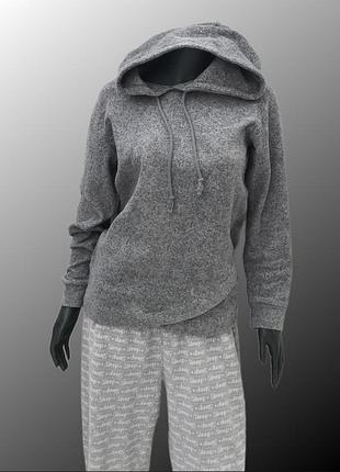 Прикольна флісова кофтинка з капюшоном