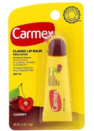 Бальзам для губ carmex тюбик вишня