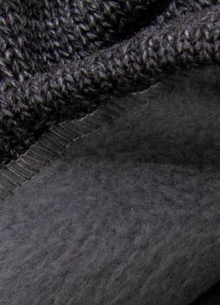 Зимова шапка на флісі, зимняя шапка динозавр4 фото