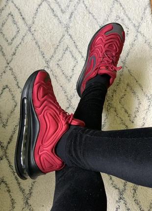 Жіночі текстильні темно-червоні/бордові кросівки, 39-40