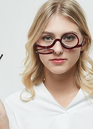 Очки для макияжа для женщин с плохим зрением двойные2 фото