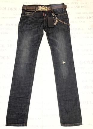 Очень крутые джинсы с поясом италия1 фото