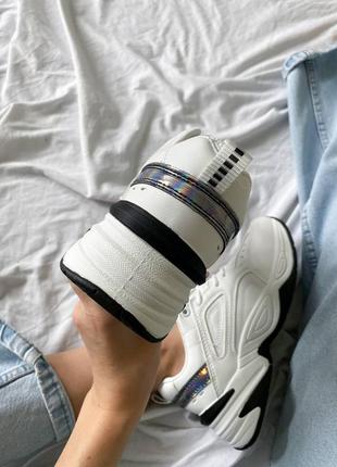 Кросівки в стилі nike m2k white no brand3 фото