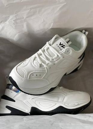 Кросівки в стилі nike m2k white no brand4 фото