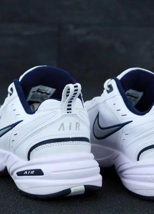 Мужские кроссовки nike air monarch white blue 40-41-42-43-44-452 фото