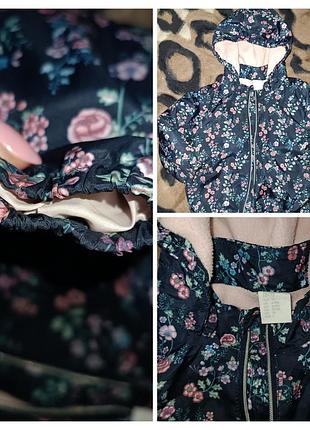 Куртка 6-9 мес зима весна 4