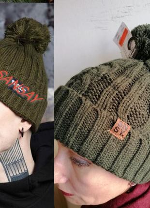 💢sansay. новая шапка унисекс на подкладке