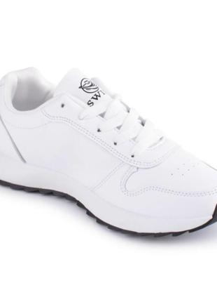Стильные белые кроссовки на толстой подошве модные кроссы4 фото