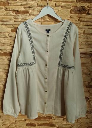 Нарядная блуза/рубашка/туника kiabi (франция) на 11-12 лет (размер 146-152)2 фото