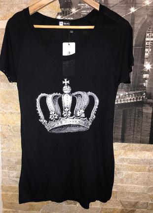 Очень крутая футболка с короной ofelia1 фото