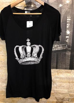 Очень крутая футболка с короной ofelia2 фото
