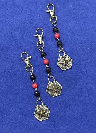 Брелок, подвеска на сумку звездочка