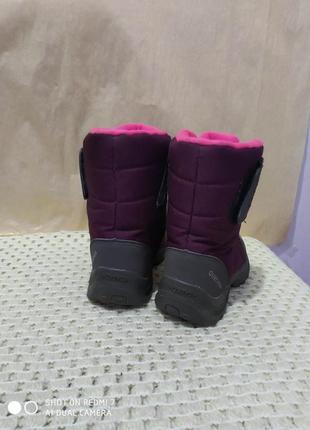 Зимові водонепроникні черевики чобітки quechua waterproof6 фото