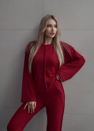 Костюм женский брюки кофта3 фото