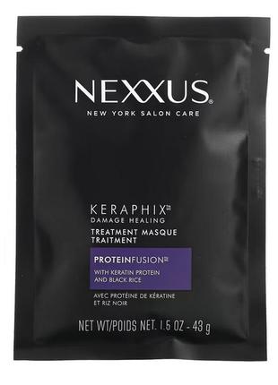 Восстановительная маска для поврежденных волос от nexxus, keraphix, 43г1 фото