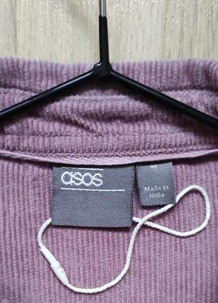 Вельветовая рубашка-овершот