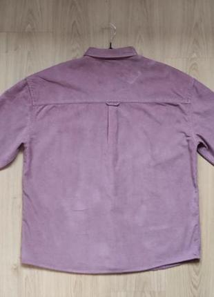 Вельветовая рубашка-овершот