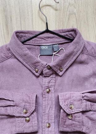 Вельветовая рубашка-овершот