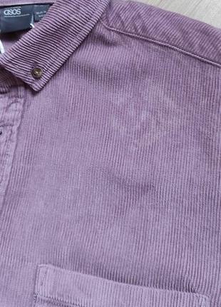 Вельветовая рубашка-овершот