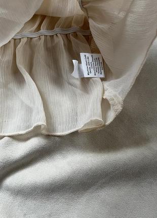 Ніжна нюдова блузка від  shein , молочна блуза4 фото