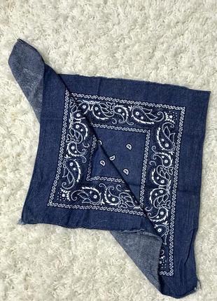 Хустка джинсовий , стиль кантрі
